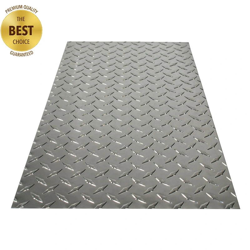 Checkered Plate Anti Slip Metal Sheet Aluminum Products for Building Material