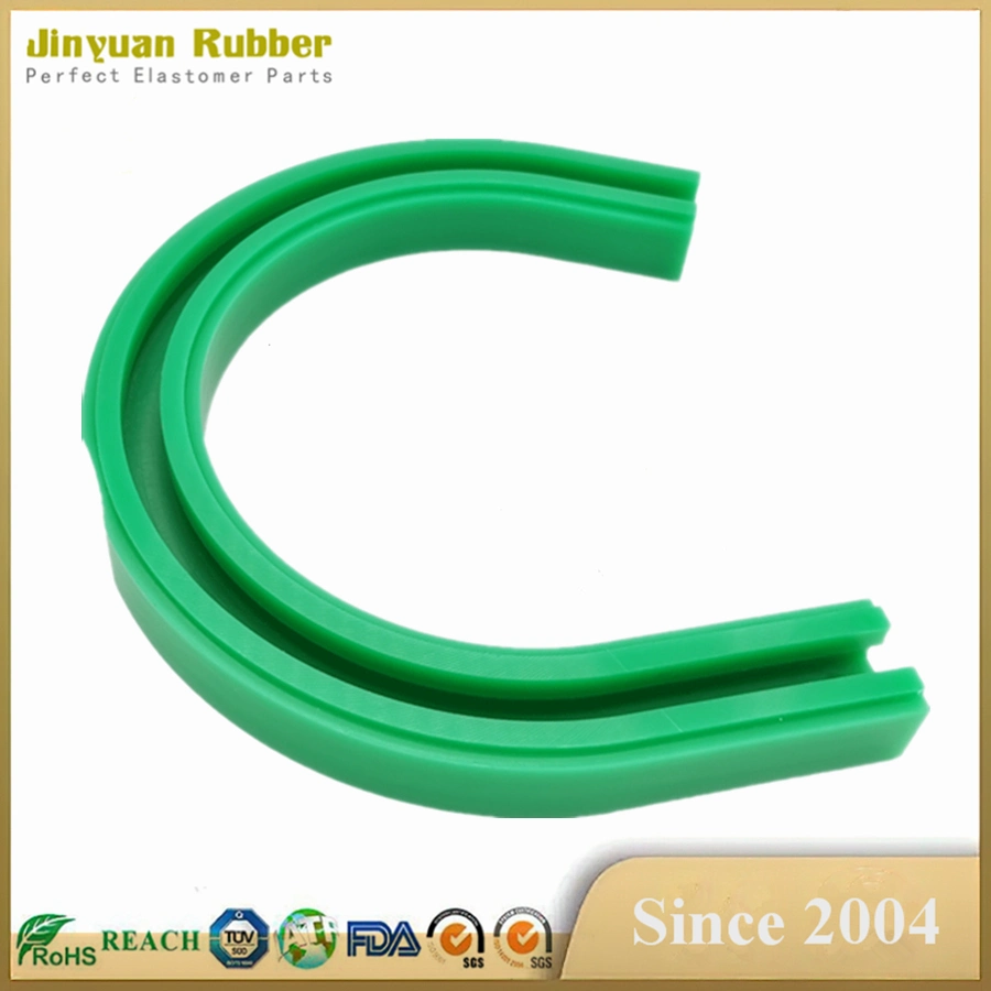 Wear-Resisting PA PA6 PA66 Green Chain Guide Track Rail