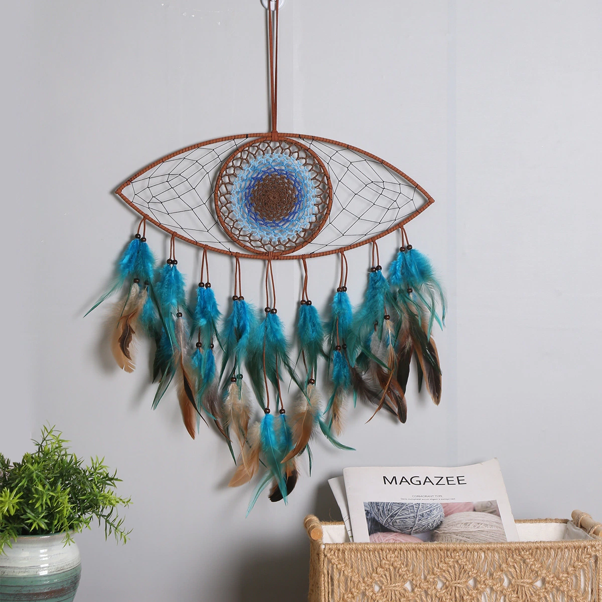 Retro Evil Eye Colorful Dream Catchers Home Decor