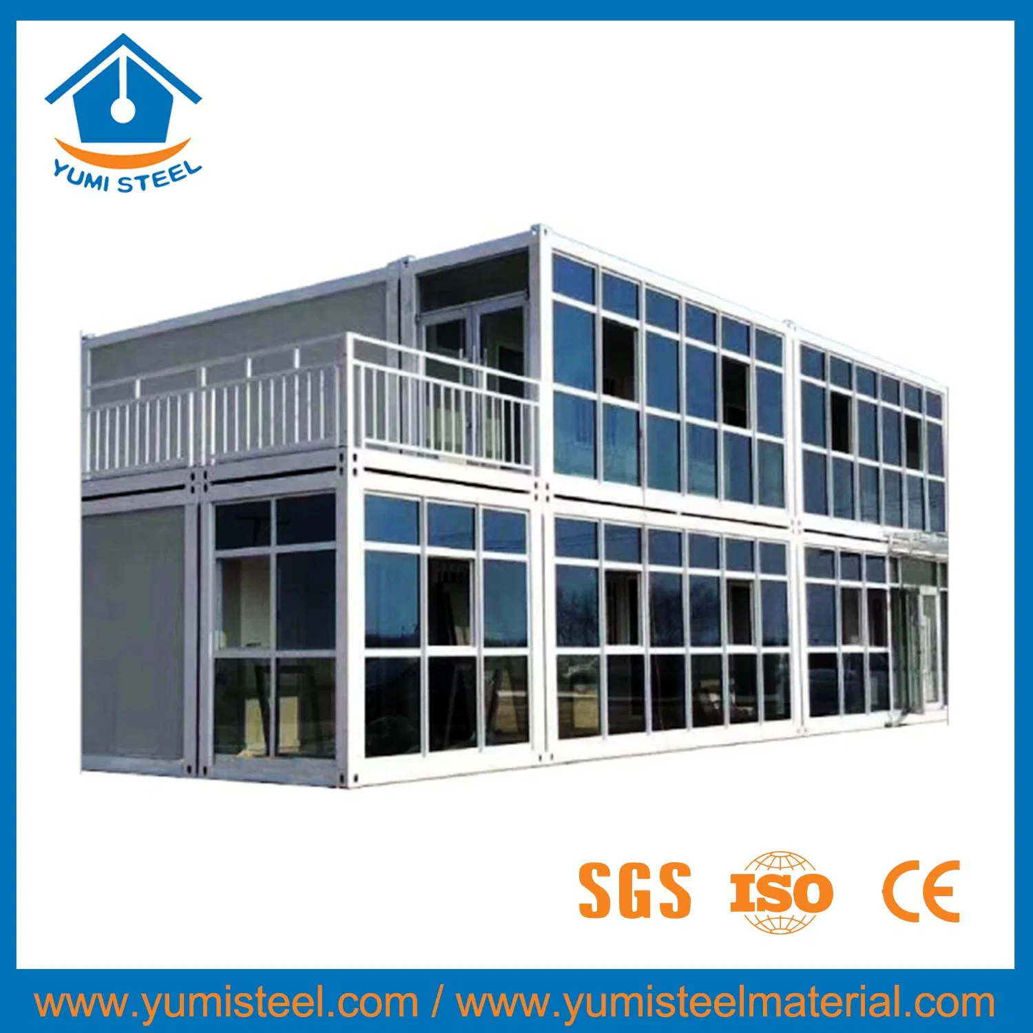 Granite Grey Customized Modular Container House for Living/ Villa/ Vacation/ Office Room