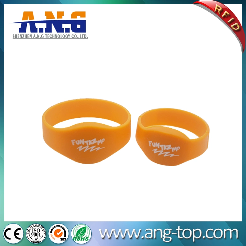 Contactless RFID Silicone Wristbands Durable RFID Bracelets