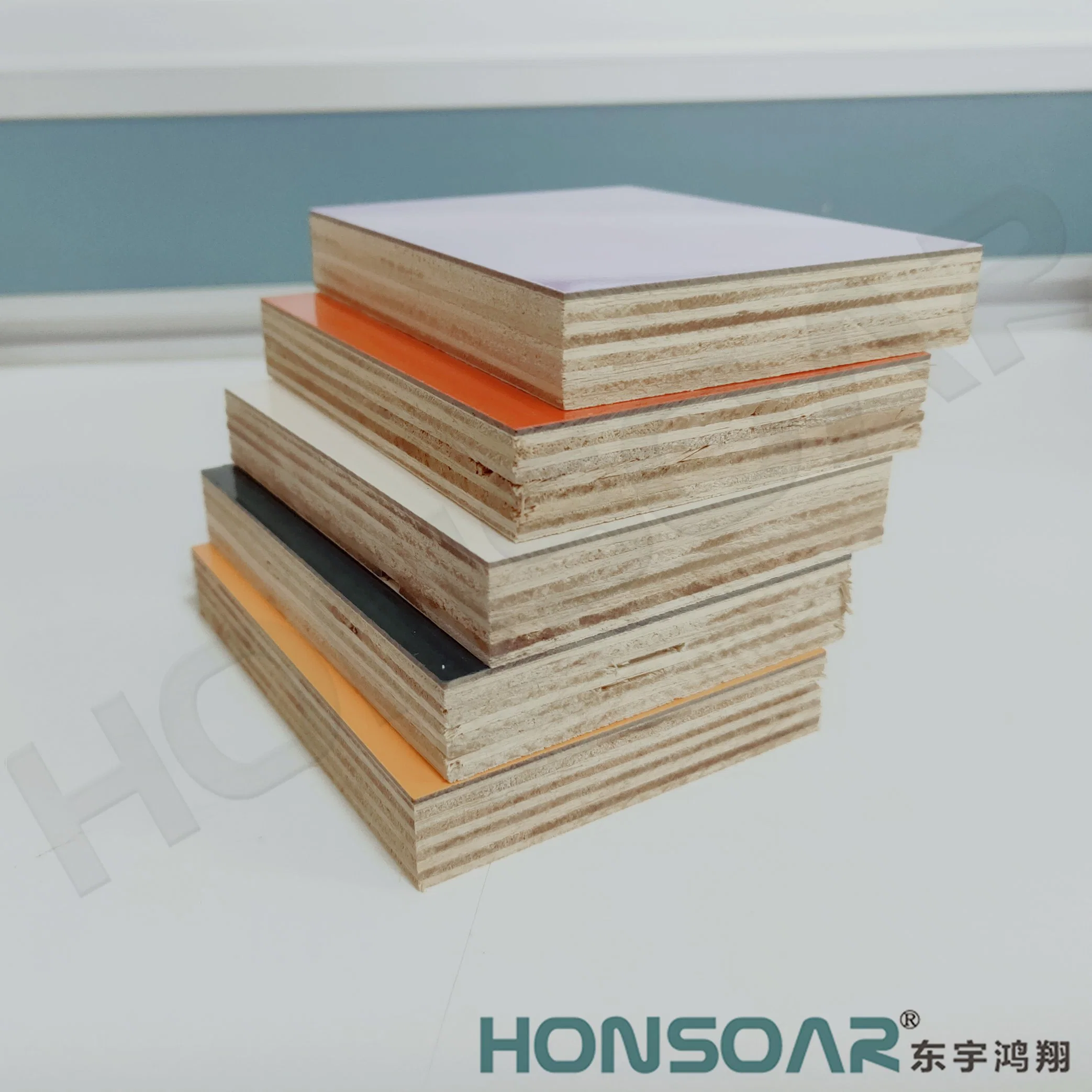 1220X2440mm 18mm Black Film Faced Plywood Marine Construction Formwork Phenolic Board