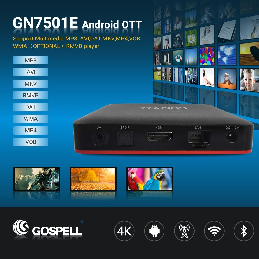 Android 7.0 TV Box Ott Set Top Box 4K