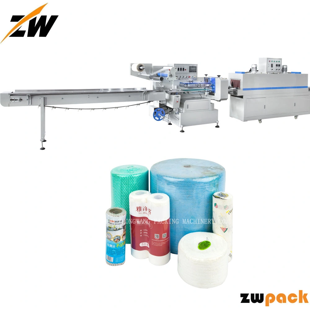 Plastic Garbage Bag Wrapping Shrinking Packing Machine/Shrinkable Wrapped Machinery
