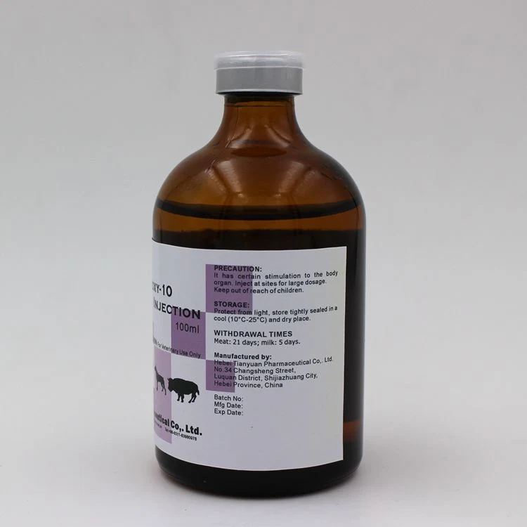 Veterinary Medicine Hydrochloride Injection 50ml and 100ml