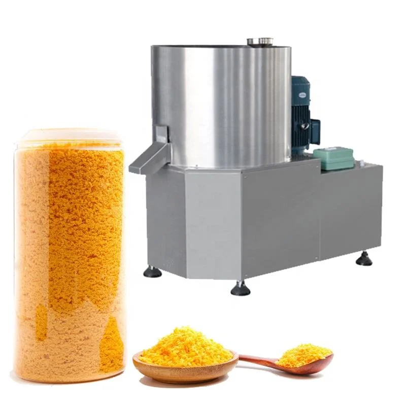 Granular Shrimp Dry Bread Crumbs Coating Machinery Panko White Bread Crumb Machine