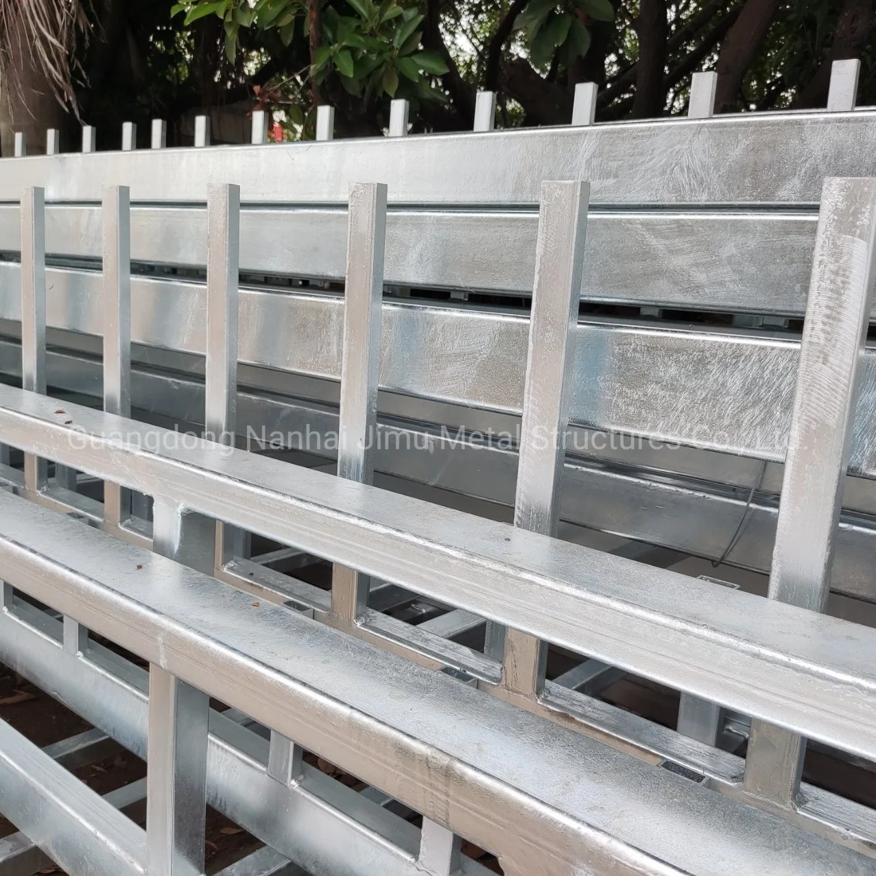 Hot DIP Galvanized Welded Ms Steel Metal Structure Frame