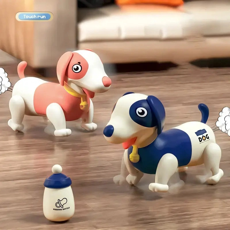 Горячие продажи Новые 2023 Cartoon Dog Toys Smart Cartoon Electric Собака игрушка Dachshund Cartoon Dog для детей Рождественский подарок