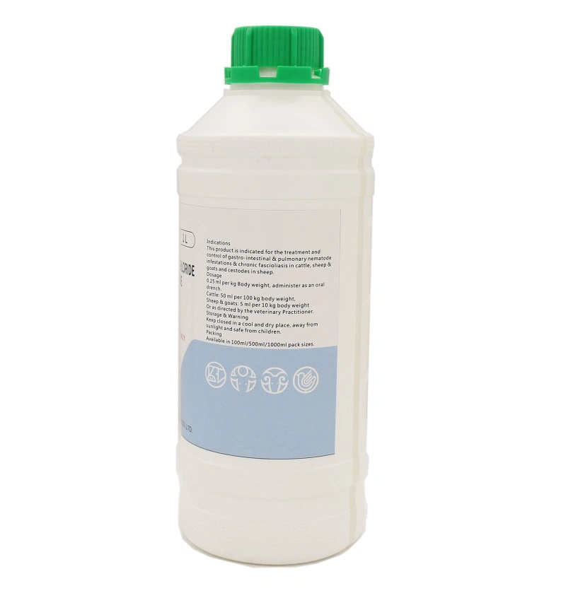 Original Factory Supply 3% Levamisole Hydrochloride +6% Oxyclozanide Solution