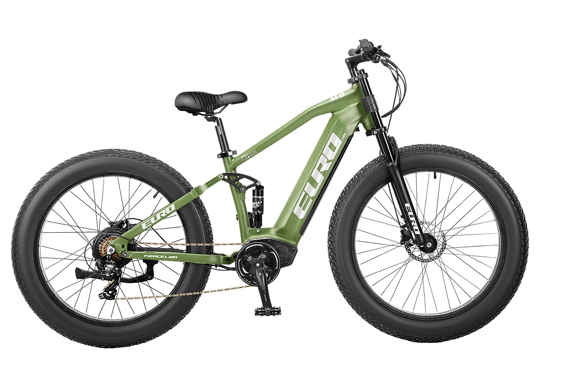 2023 e-bike de lítio popular, alta qualidade &amp; marca famosa, 26" moldura de liga de alumínio &amp; motor de 500W, 4.0 pneu gordo grande, 7-8 velocidade, 155 * 25 * 80cm