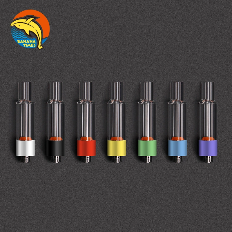 Heiß-Verkaufen uns Cottonless Vollglas Zerstäuber-Gerätewagen 1ml 2ml Für HHC Dick Oil Vape Cartridge 510 Gewindekartusche mit Vollständige Keramikspule