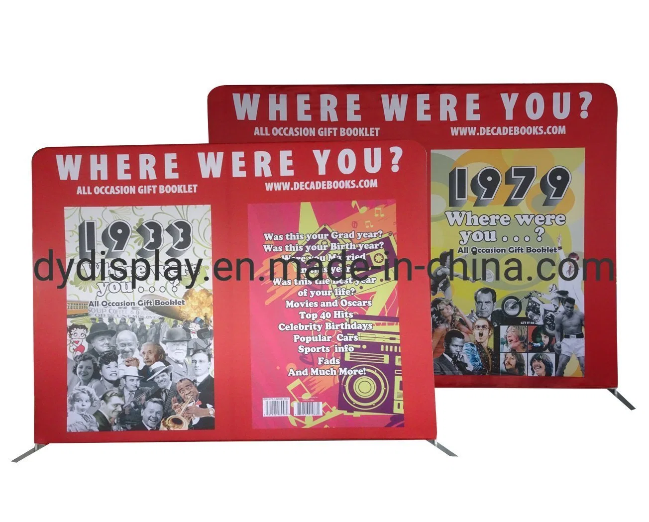 Custom Advertising Display Trade Show Backdrop Banner Stand