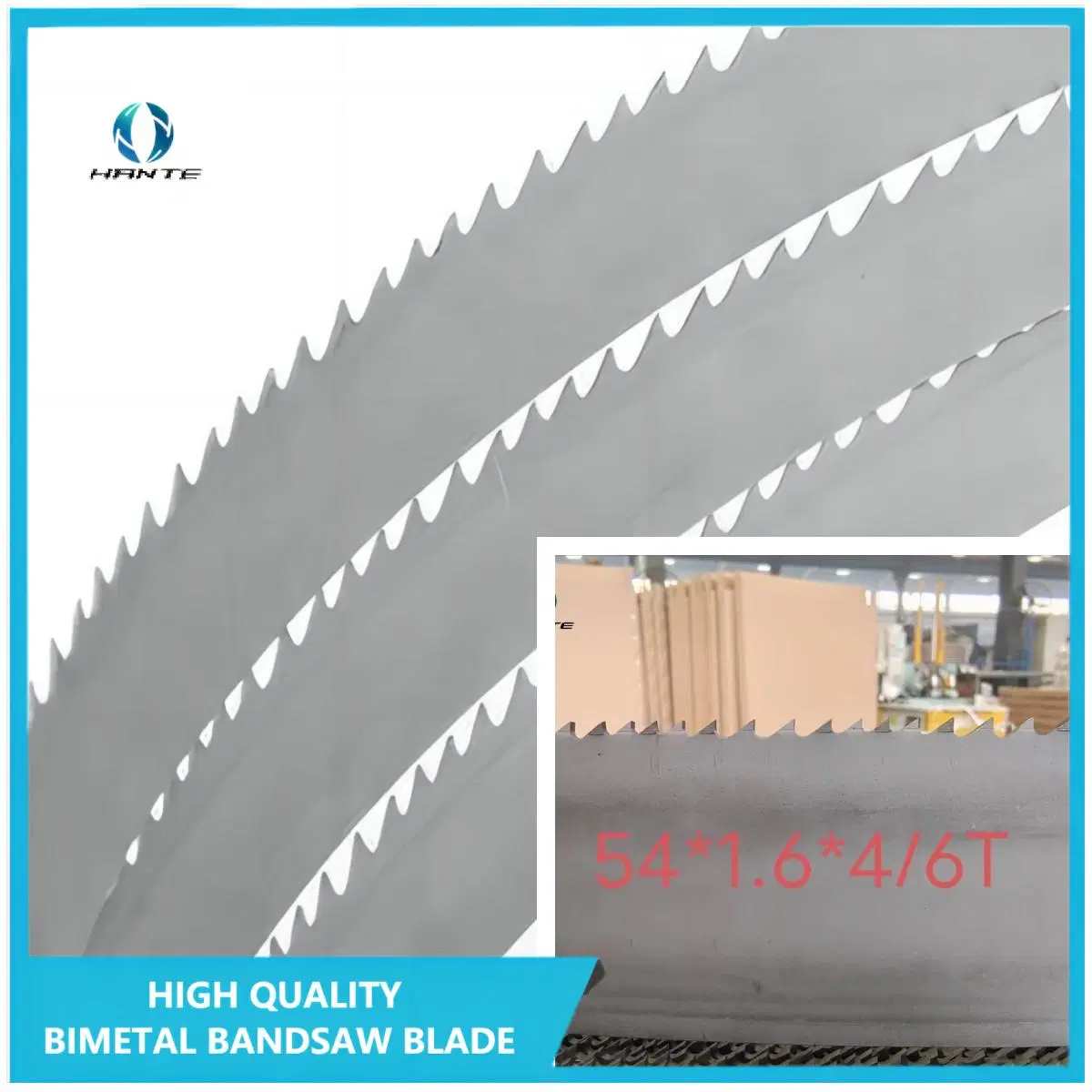 54 * 1,6 * 4/6 hohe Qualität Leistung Bimetall Bandsägeblatt / Bandsägeblätter für Aluminium-SchneideEdelstahl·HSS-Klingen