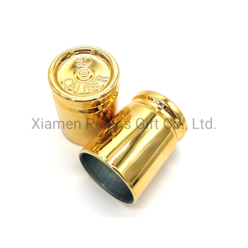 Whiskey Caliber Gourmet Bullet Cup Plastic Bullet Beer Mug for Party Drop