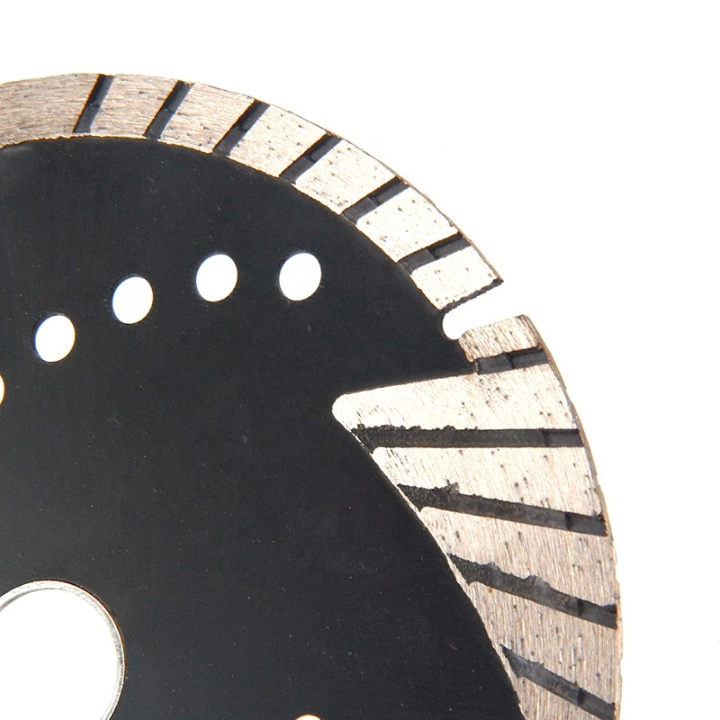 125mm Protective-Tooth Sintered Turbo Segment Diamond Saw Blade for Brick Cutting Tool