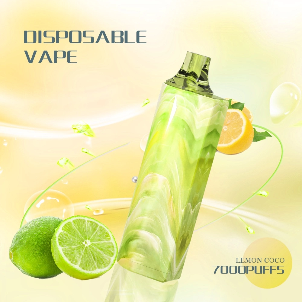 2023 Hot Selling Classical Flavors 7000 Puffs Disposable/Chargeable Vape 8-10ml E-Liquid & Type-C Rechargeable Fancy Flashing Ecig Wholesale/Supplier Vape Pen