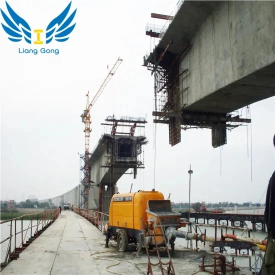 الصين Lianggong معدات البناء الصلب نظام عمل الكانتيل تشكيل المسافرين لبناء الجسور مثل دوكا