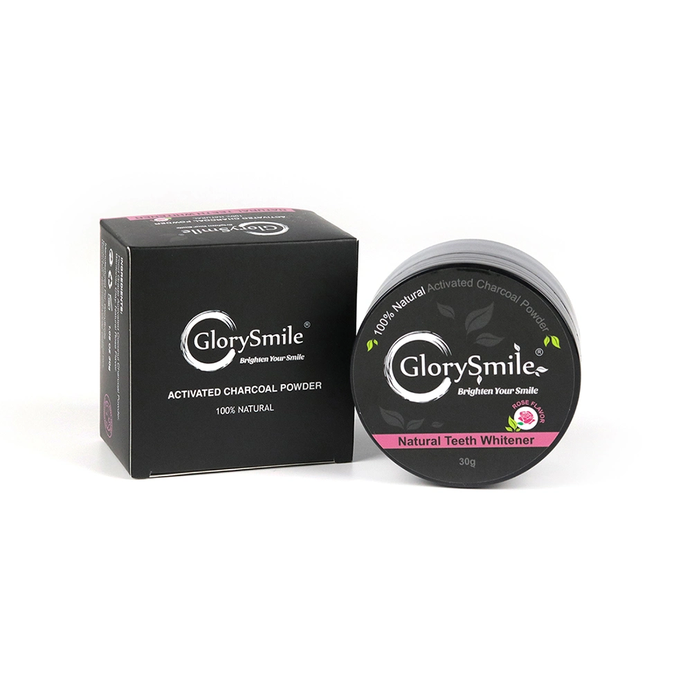 Charcoal Teeth Whitening Powder Rose Flavor