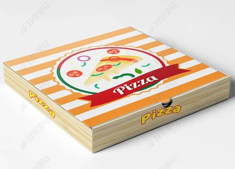 Conception personnalisée Pizza Multi-Type boîte à plat la case d'impression.