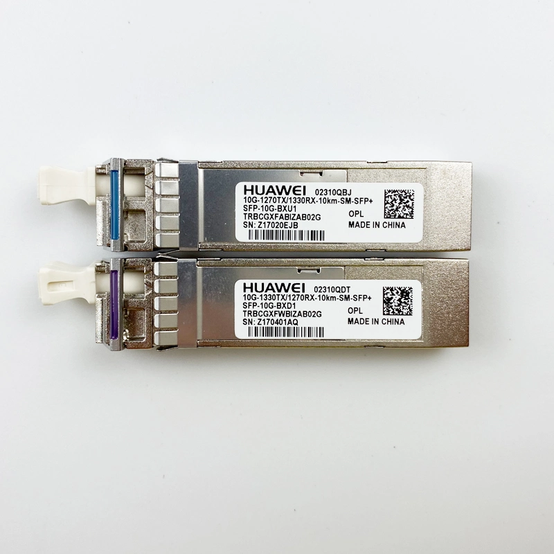 وحدات ضوئية صناعية SFP-10g-Bxd1 (وحدة أحادية الألياف ثنائية الاتجاه) طراز Huawei طراز 02310qdt