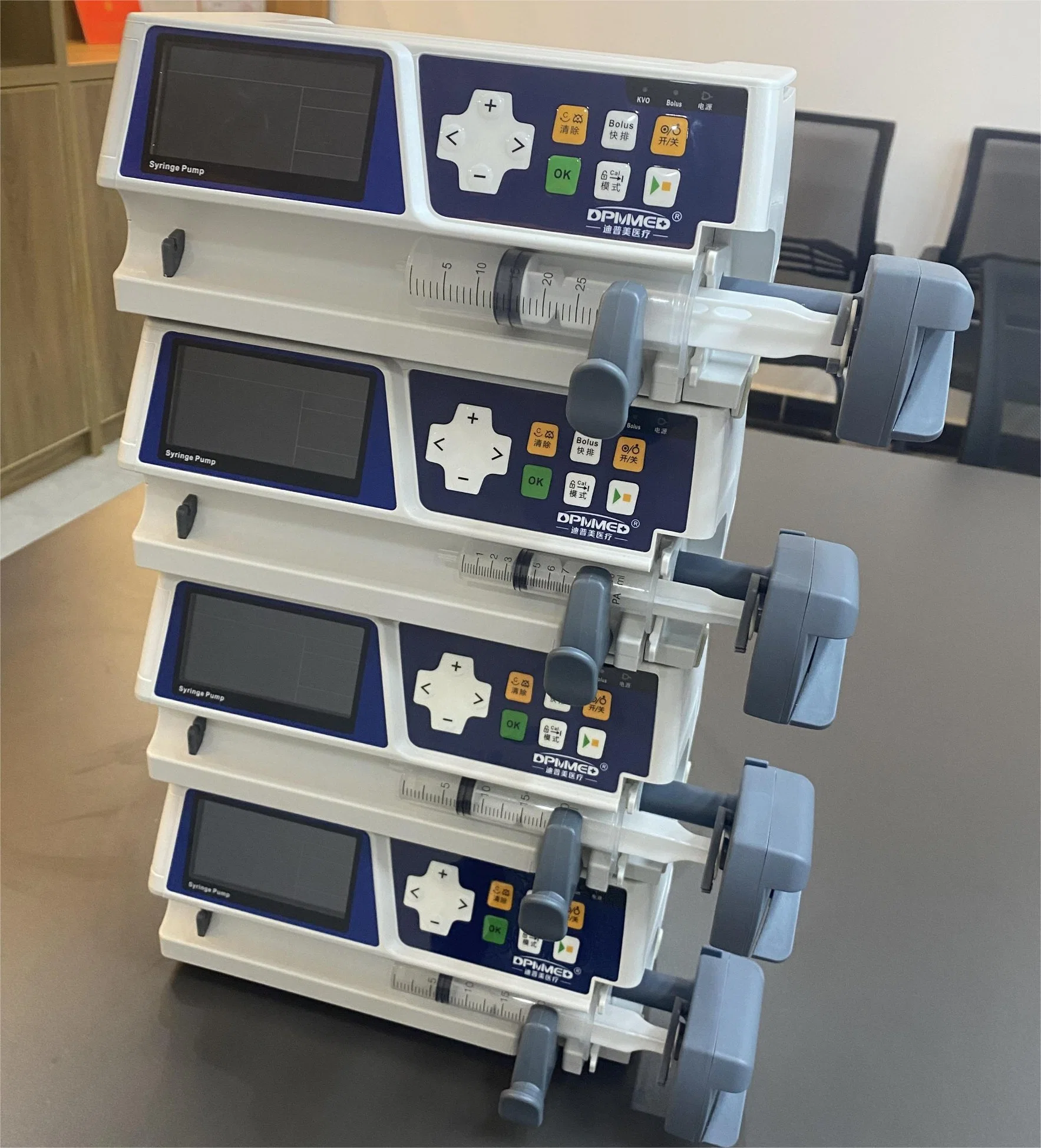 Chinese Manufacturer Medical Surgical Equipment Injection System Portable Medical Syringe Pump