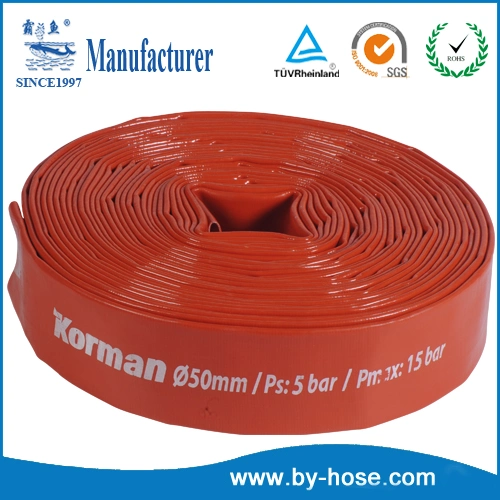PVC Pipe Manufacturer in China Supply Colorful Lay Flat Hose