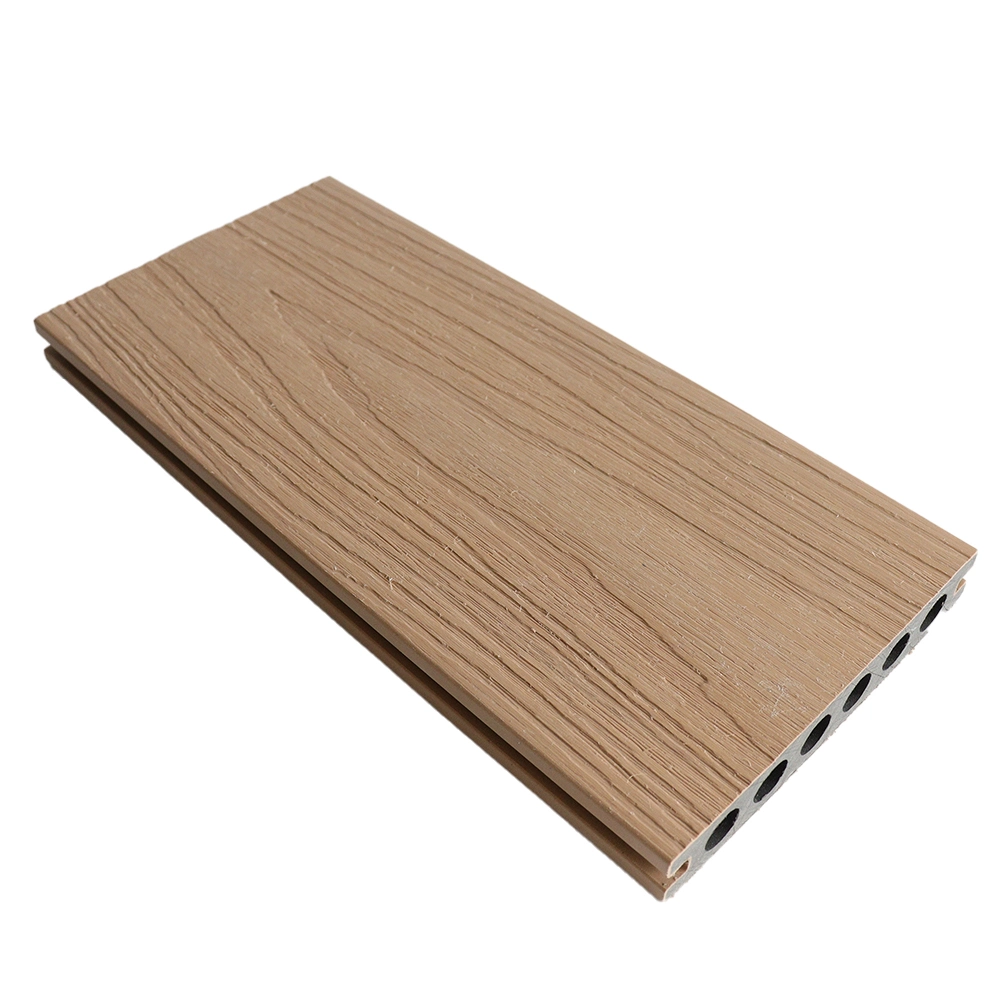 3D Embossed WPC Plank Recycle Outdoor WPC Flooring Garden Used Wood Plastic Composite Outdoor Decking Floor