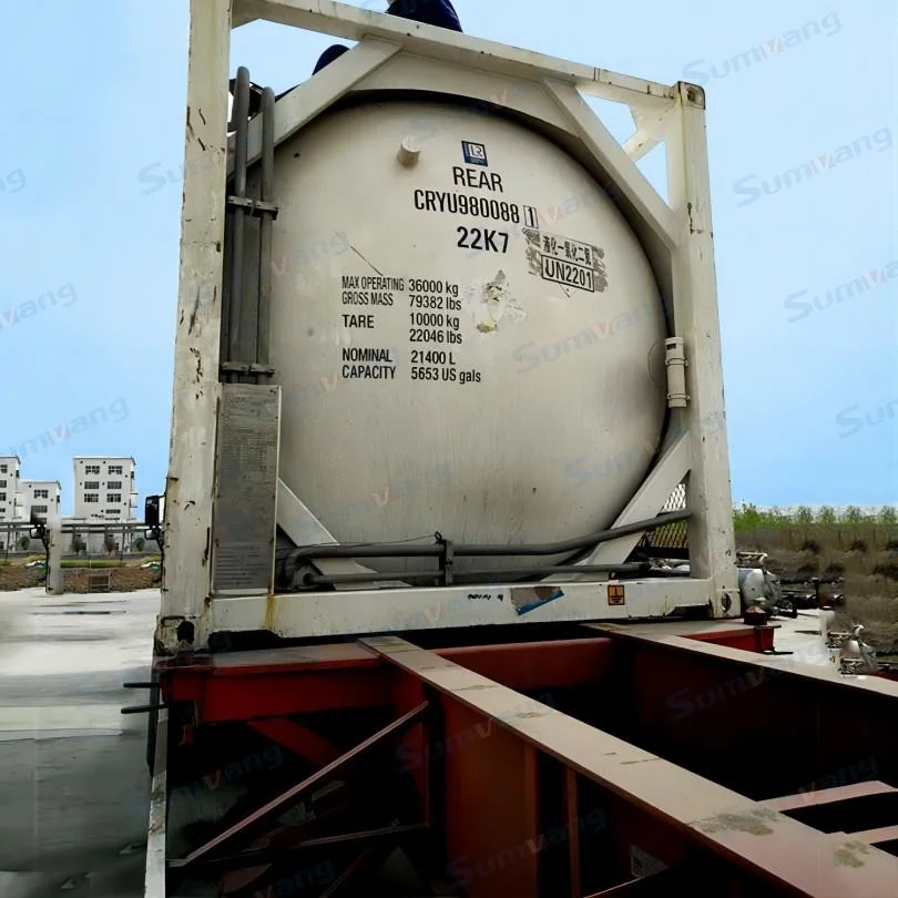 Manufacturer Wholesale/Supplier ISO Tank Container Industrial Grade Laughing Gas 99.9%