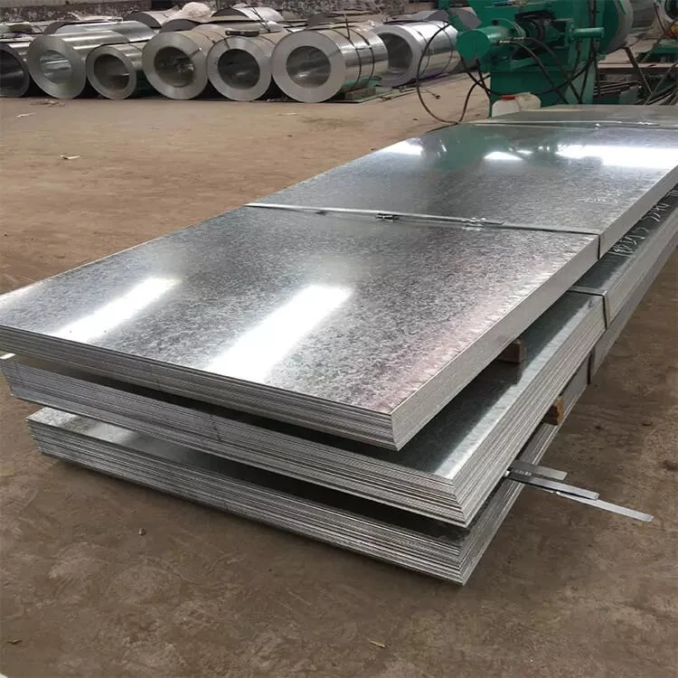 ASTM A527 de 3mm de espesor Dx de acero Z51d275 100x60x0.4mm galvanizado de 0,8 mm de acero S355 de la placa de hierro de hoja de acero galvanizado