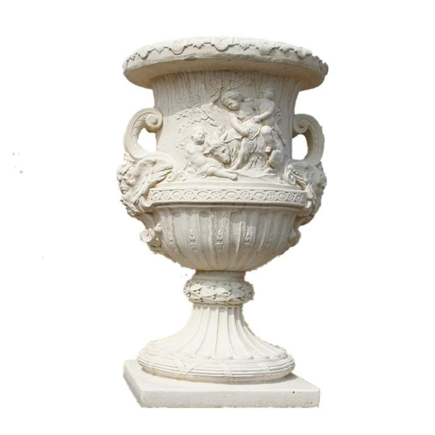 Granite Marble Flowerpots for Decoration