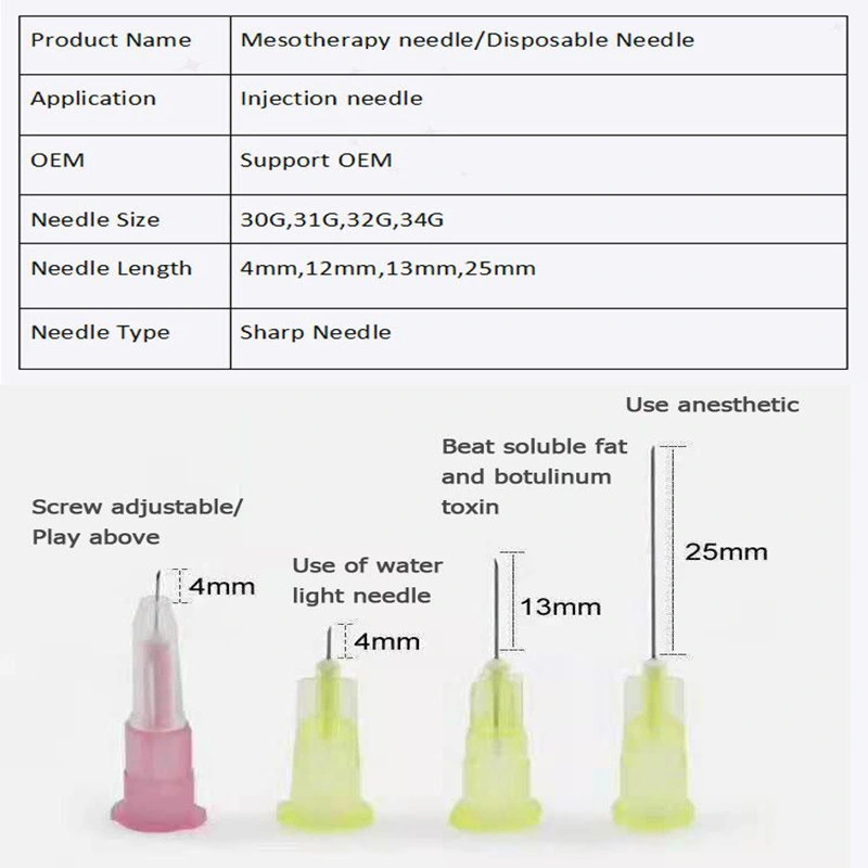 Disposable Syringe Use Hypodermic Needle Injection