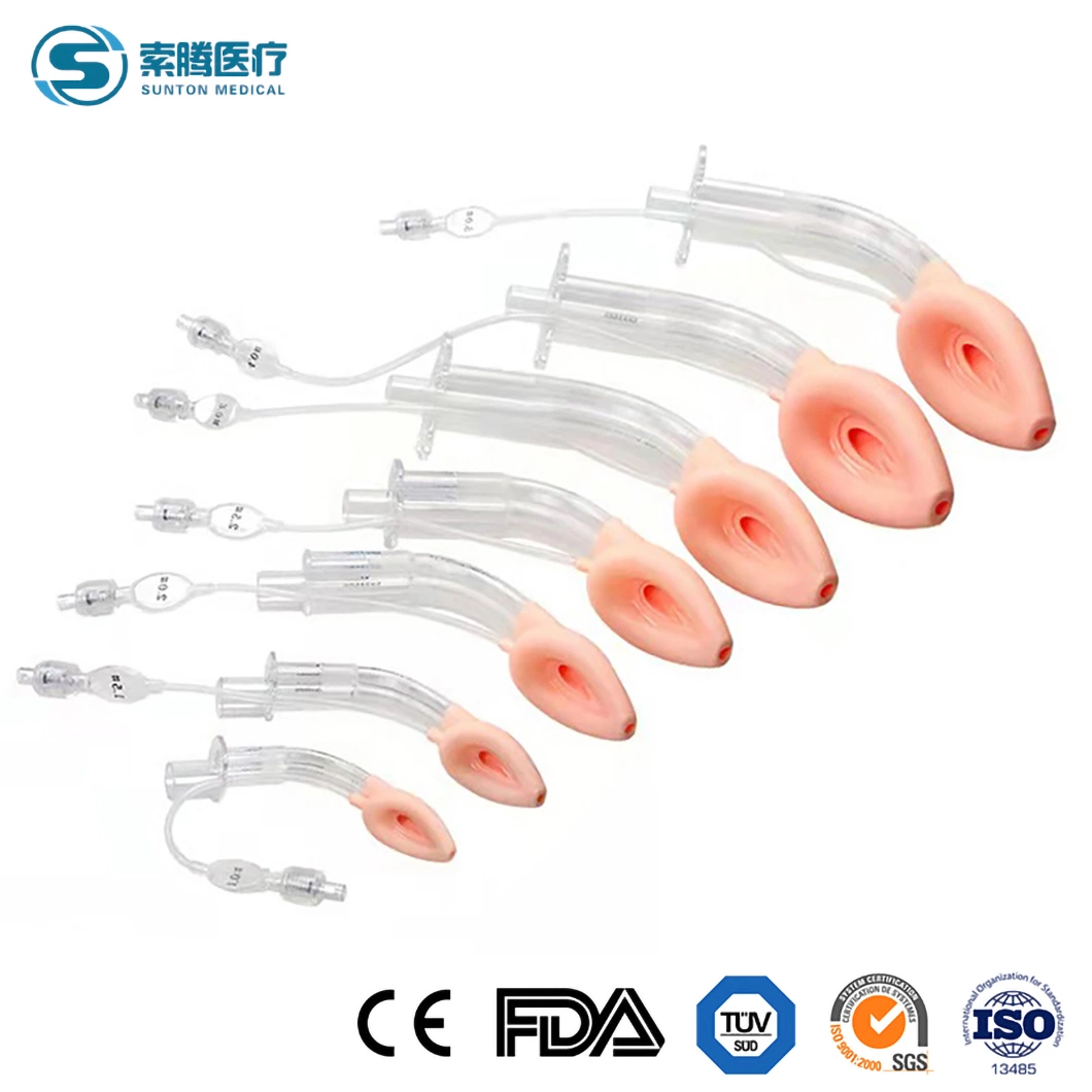 Sunton China CE ISO Certified Medical Disposable 1# 1.5# 2# 2.5# 3# 4# 5# Sizes High-Quality Laryngeal Mask Airway Suppliers