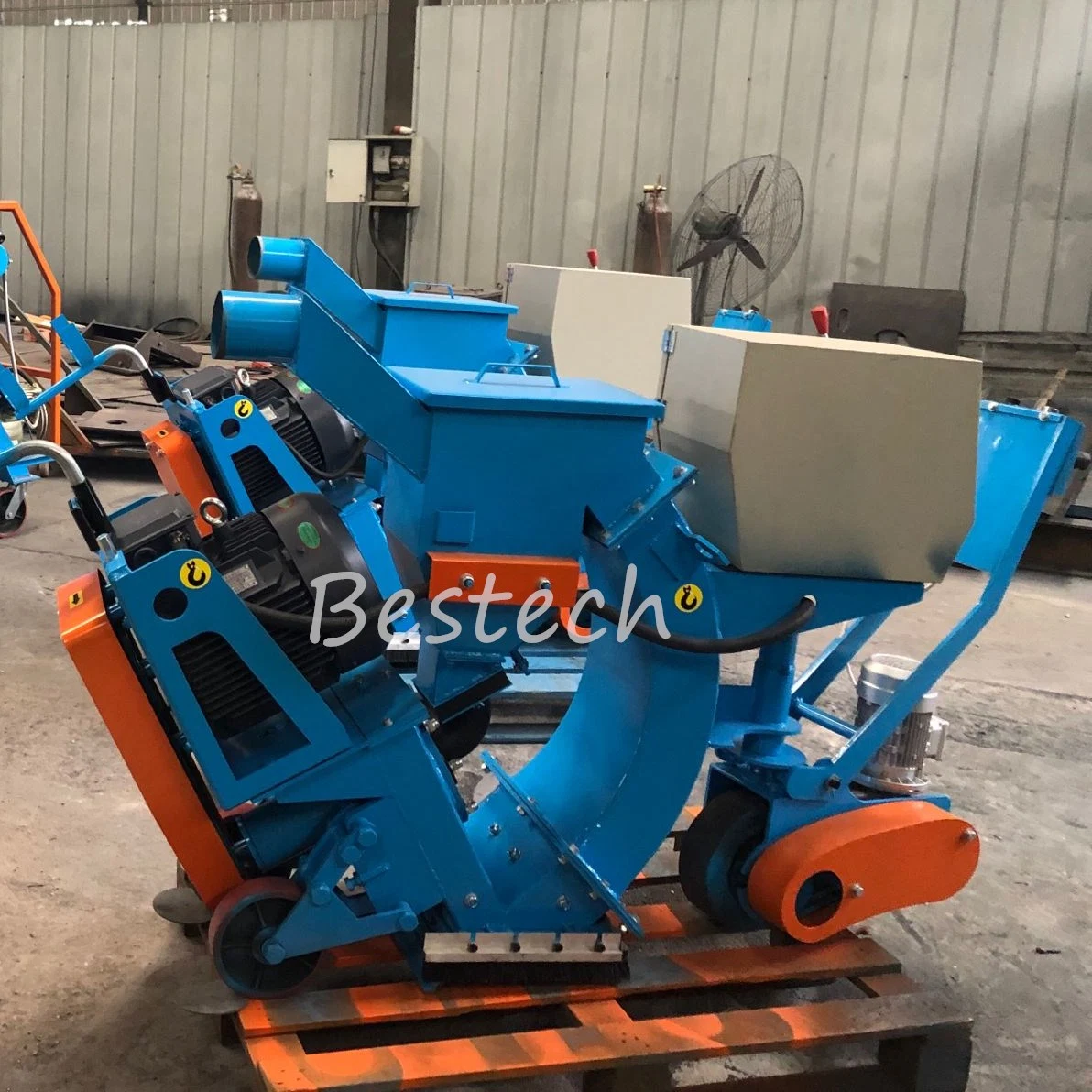 Blastracs Shot Blasting Machine Asphalt Road Shot Blasting Machine