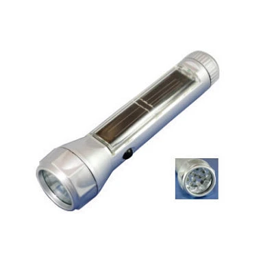 High Lumen Solar LED Torch with 7 LED Spot Light