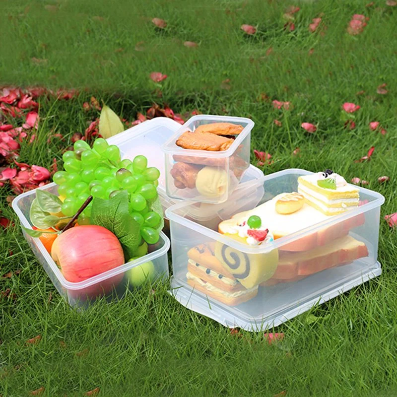 Домашнего хозяйства пластиковые контейнеры для хранения продуктов питания с крышкой