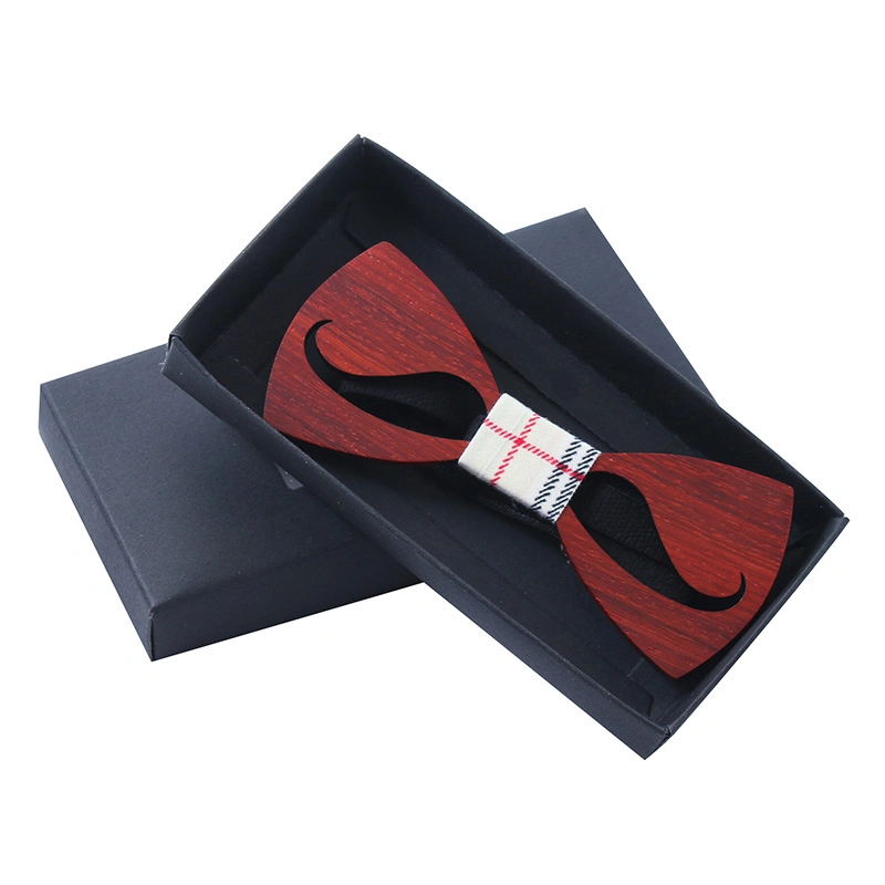 Handmade Adjustable Wedding Party Mens Neck Wooden Bow Tie