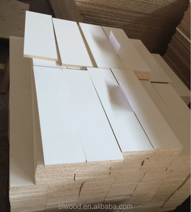 Particules de mélamine Flakeboard, pré 16mm de l'Aggloméré laminé la mélamine les panneaux de particules