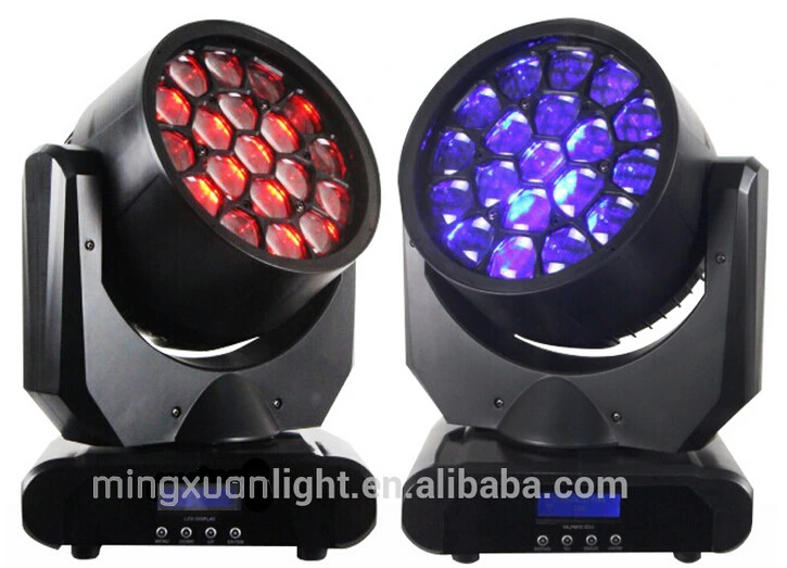 19X12W RGBW Moving Head LED Beam Light