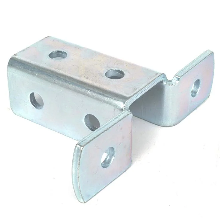 Los accesorios de acero C Canal Canal Unistrut Accesorios del sistema de soporte de acero al carbono zinc galvanizado en caliente de la Base de soporte de canal de soporte