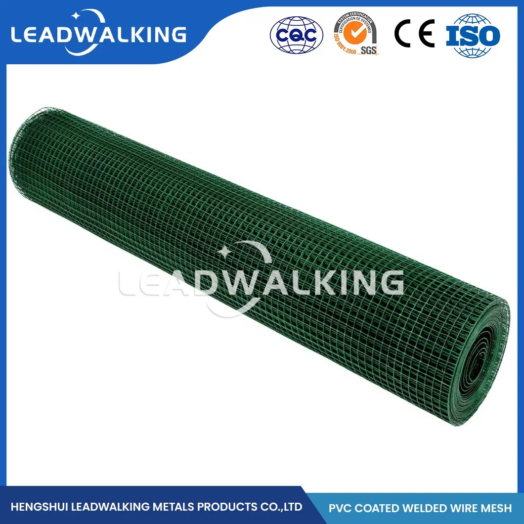 Leadwalking 16 Gauge Black Vinyl Coated Welded Wire Mesh Suppliers High-Quality Galvanized Welded Wire Mesh China PVC Coated Welded Wire Mesh for Construction