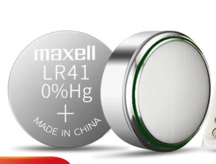 Maxell Lr41 Button Cell Batteries 1.5V for Watch