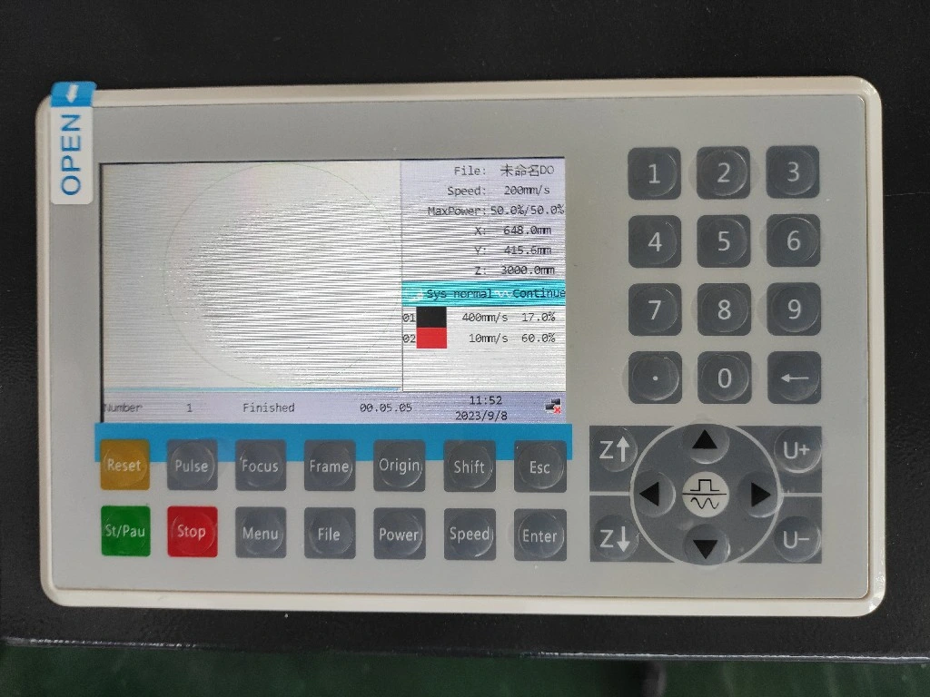 4040 40W 60W 80W 100W Controlador Ruida Acrílico Madeira contraplacada de placa CNC de corte a laser de CO2 Corte Gravura Gravura máquina de corte