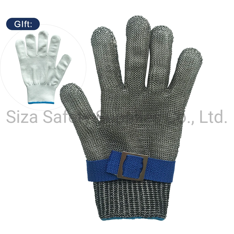 Industrial Stainless Steel Cut Resistant Steel Wire Mesh Safety Protective Working Glove