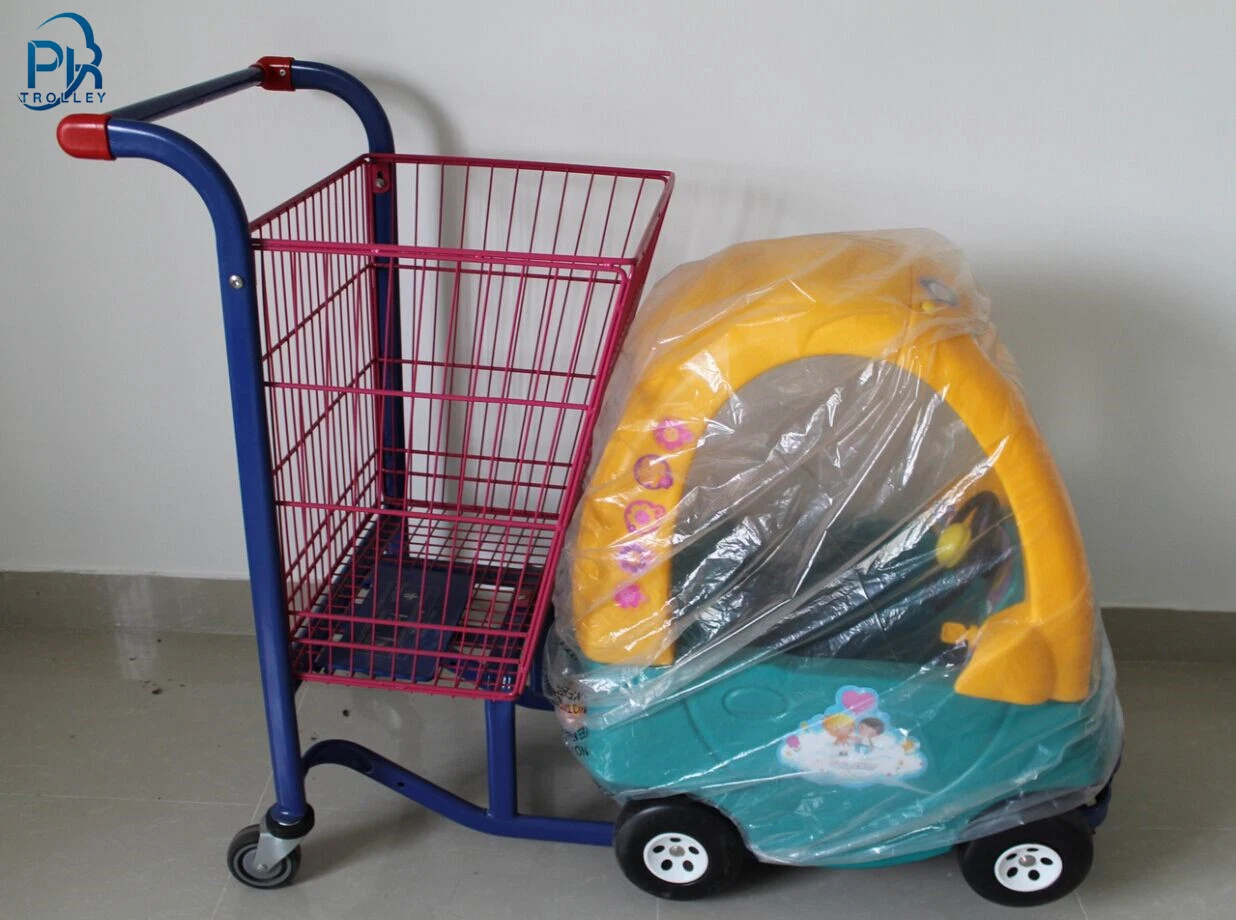 Chariot poussette pour enfants avec petites voitures