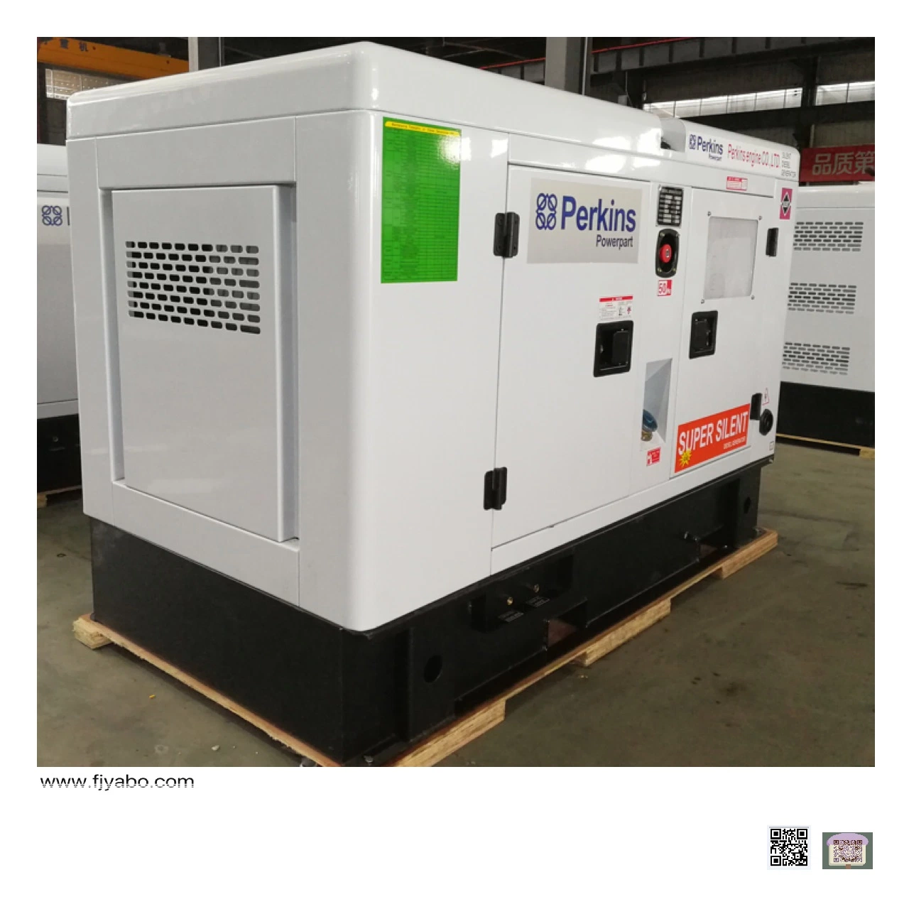 160kw 200kVA Soundproof Perkins Power Diesel Generator