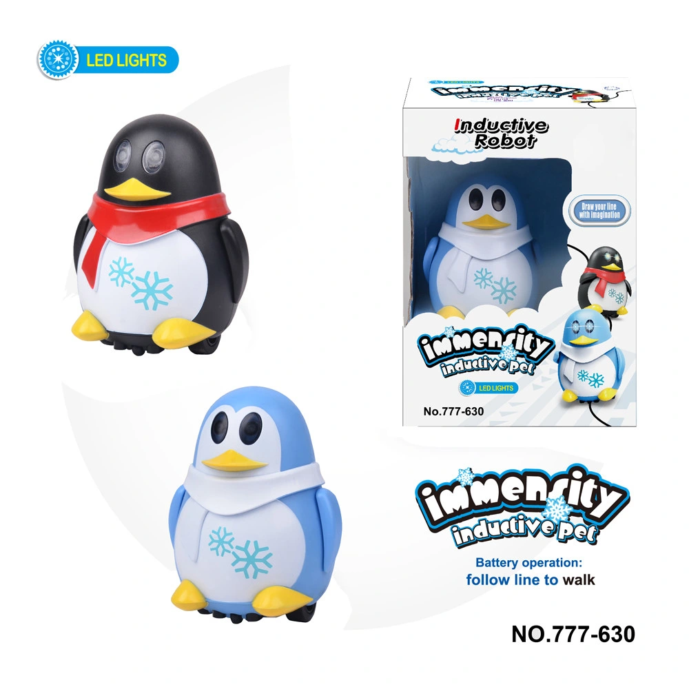 Drawing Tracking Line Inductive Toy Induction Penguin Follow Track Novelty Toys for Kids