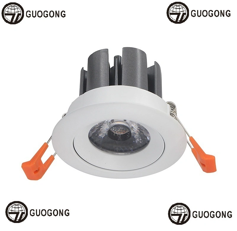 Embedded Recessed Hot Selling LED Downlight Ceiling Lamp Interior Lighting AC220V Low Price High quality/High cost performance  Factory Supply Adjustable Dimmable CRI 80/90/97 OEM