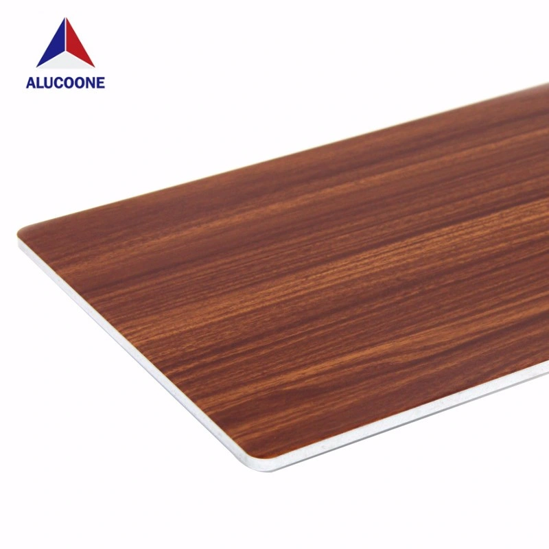 PE Surface Coated Wooden Texture Aluminum Composite Panel Acm ACP Board for Wall Decorative Material