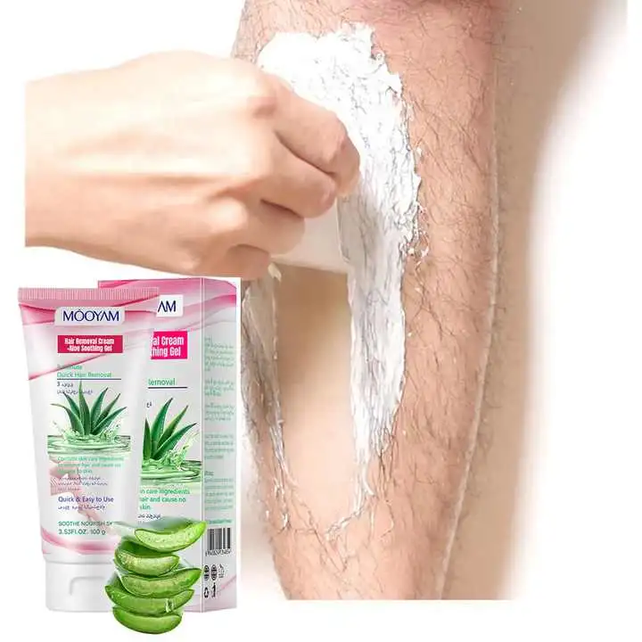 Best Smooth Painless Organic Depilatory Lotions Permanent Wax Hair Removal Cream