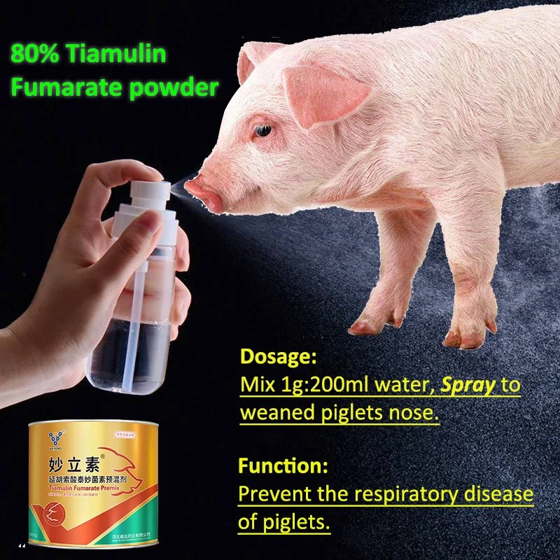 Veterinary Medicine 80tiamulin Hydrogen Fumarate, Pharmaceutical Chemical